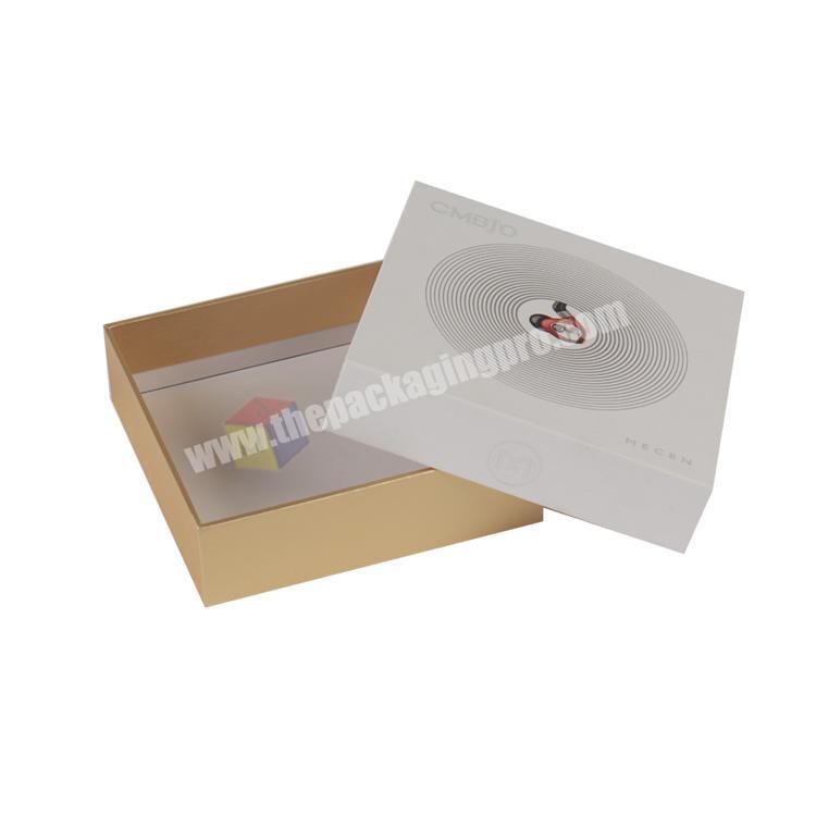 custom brand earbuds packaging gift rigid paper box