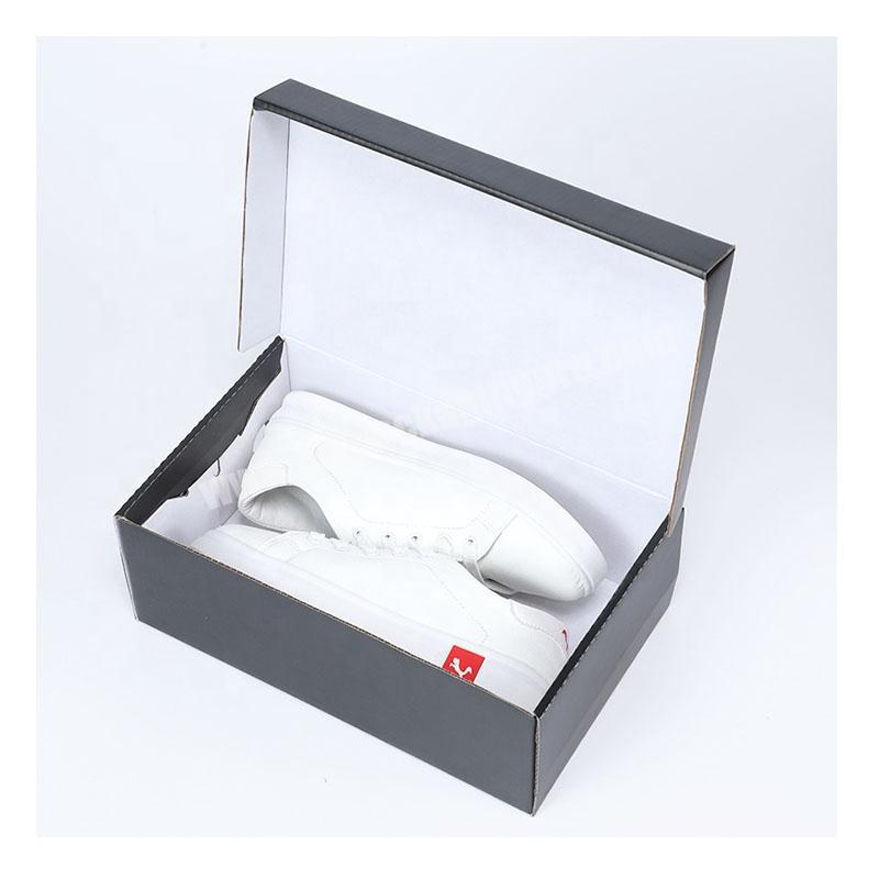 Custom Brand Logo Printed Factory Price Empty Packaging Corrugated Paper Shoe Shipping Box For Sale