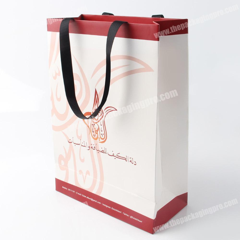 custom brand print wine bottle christmas fashion packaging paper birthday gift packing retail bags
