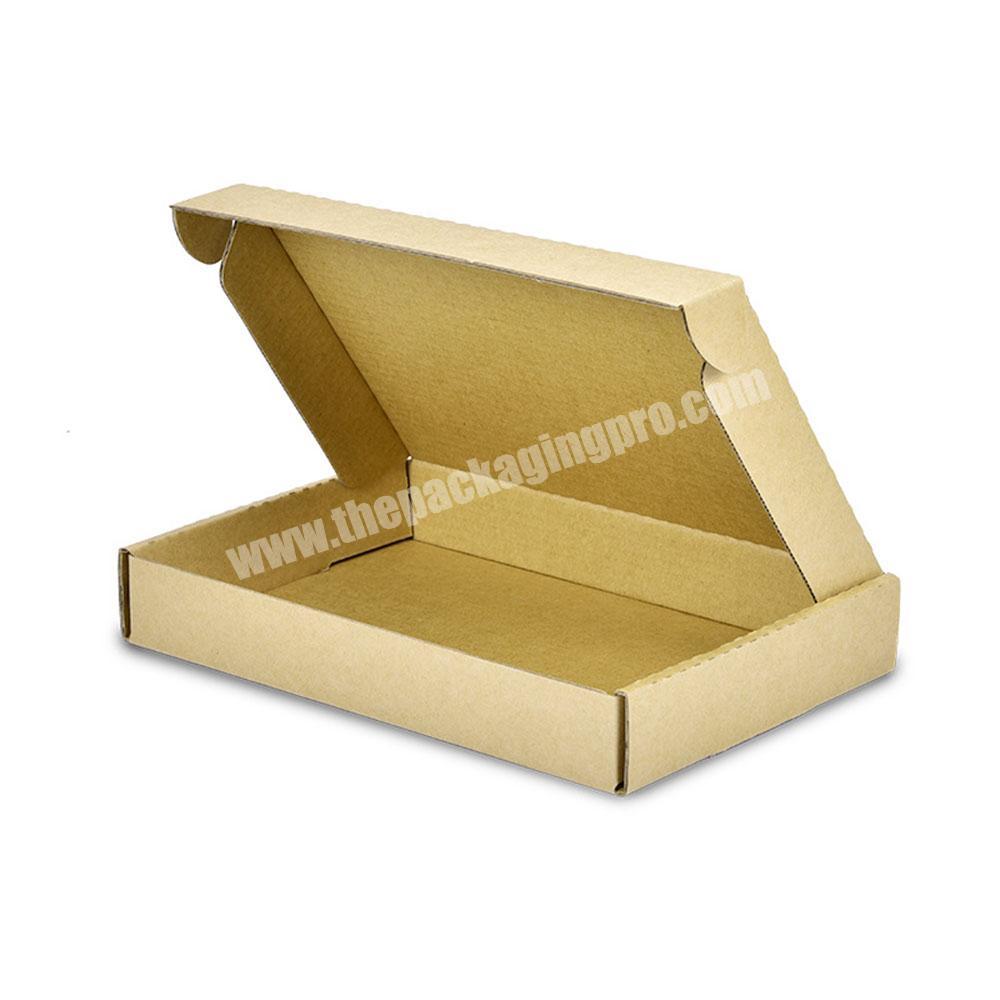 Custom brown corrugated packaging boxes for clothes packing