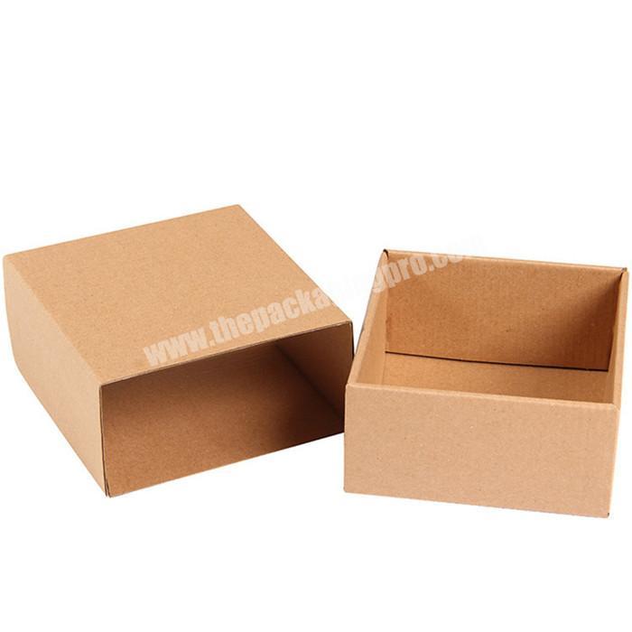 Custom Brown Corrugated Shipping Mailing Clothes Baby Shoes Drawer Delivery Box