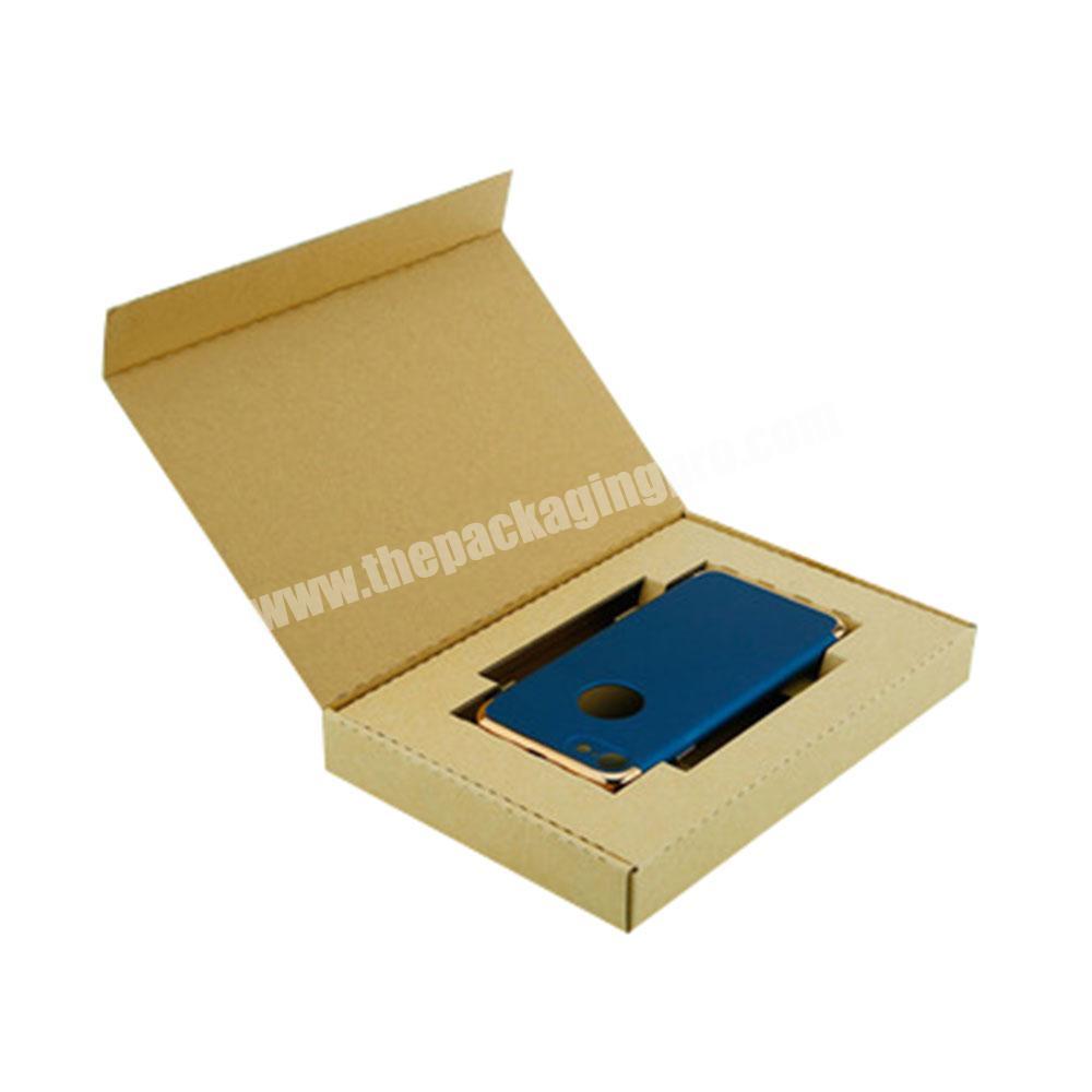 Custom brown iphone case packaging corrugated box
