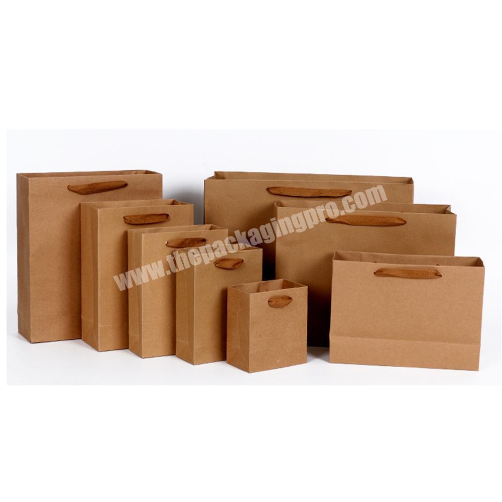 Custom brown kraft paper bags in india with string handle
