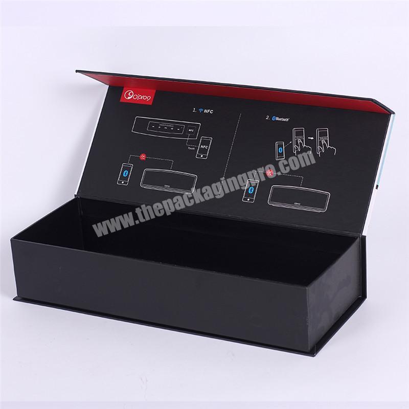 Custom Cardboard Gift Paper Wallet Packaging Box with Magnet Closure