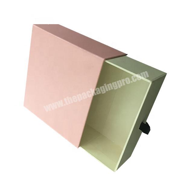 Custom cardboard packaging funny boxes jewelry drawer gift box with handle