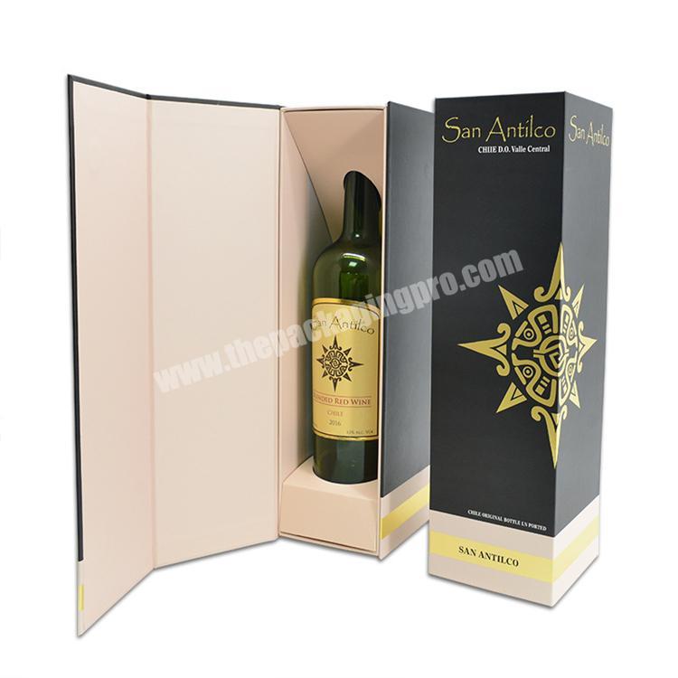 custom cardboard packaging paper wine box