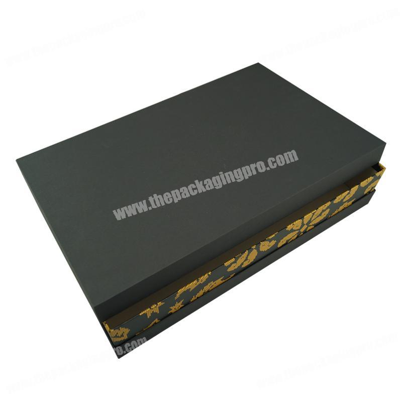Custom cardboard paper box large luxury gift clothing packaging box