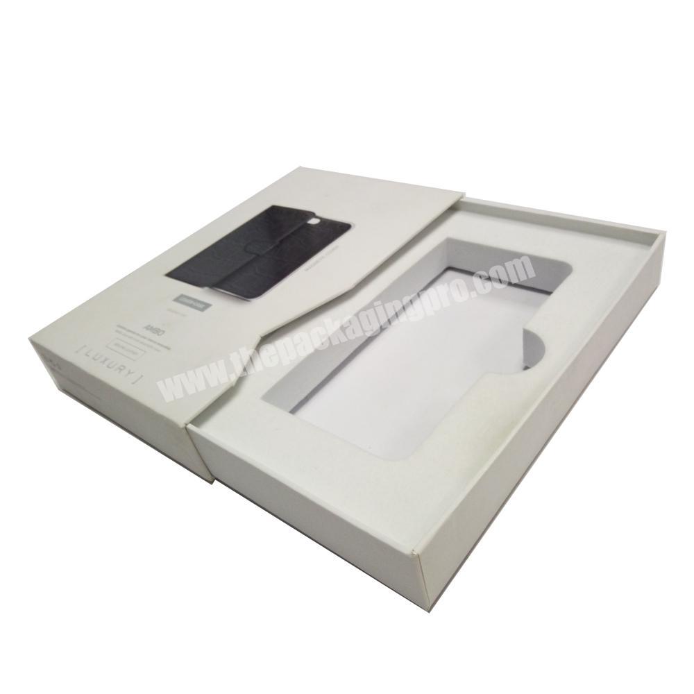 custom cardboard paper mobile phones case drawer box packaging boxes for mobile phones