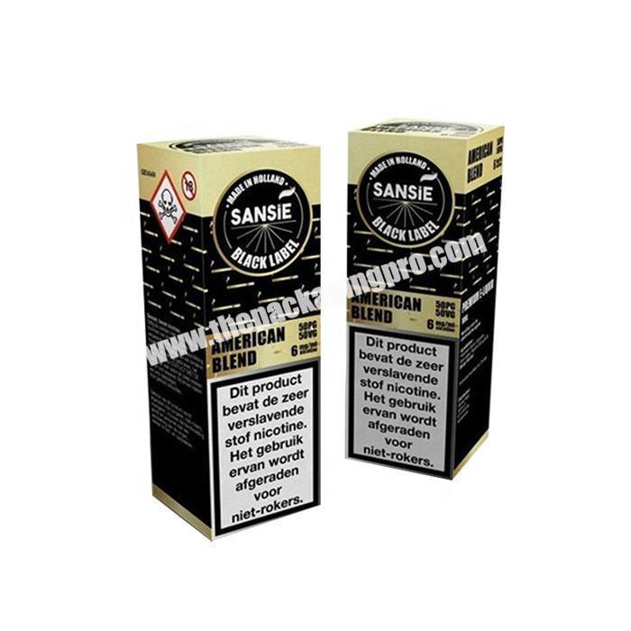Custom cardboard paper packing box for 30ml essential oil bottles