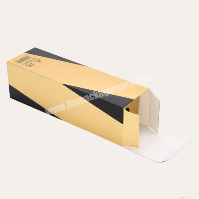 Custom Cardboard Paper Packing Single Wine Red Bottle Gift Boxes