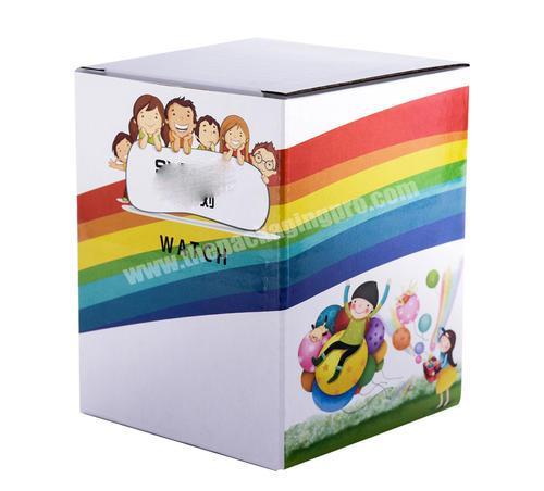 Custom cardboard watch packaging boxes paper gift boxes for watch packaging