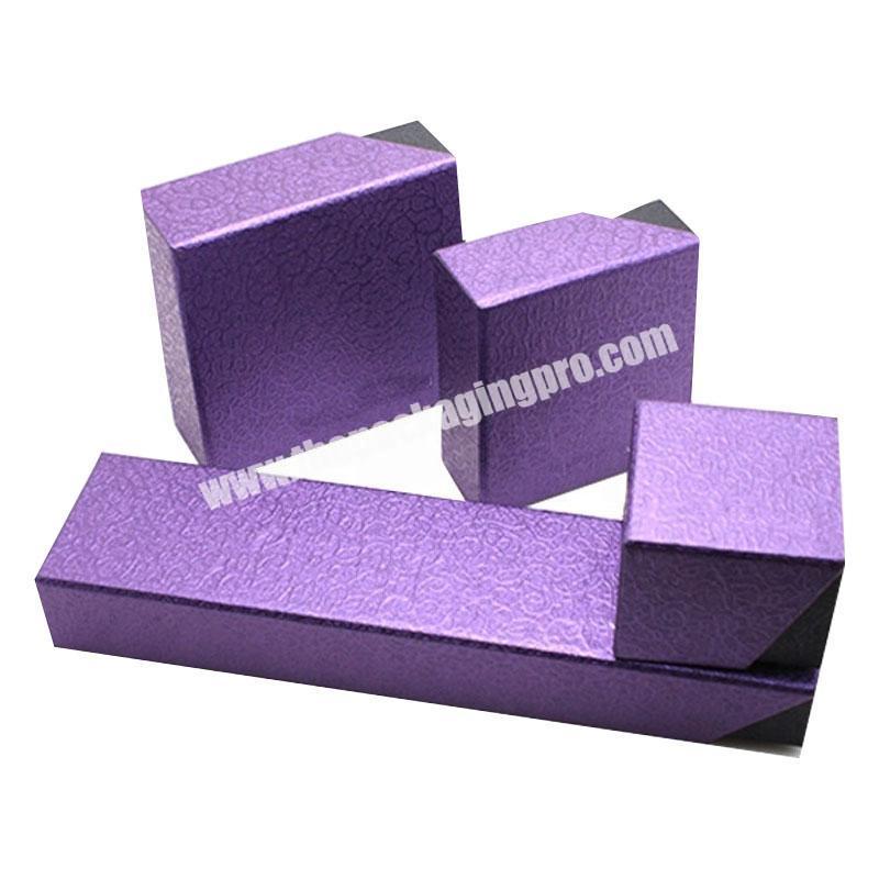 Custom Cheap Top Jewelry Box Case Quality Necklace Box Case Rings Jewelry Gift Display Box