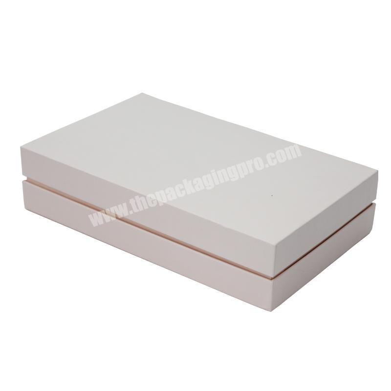 Custom Cmyk Printing Drawer White Gift Cardboard Paper Square Packaging Box