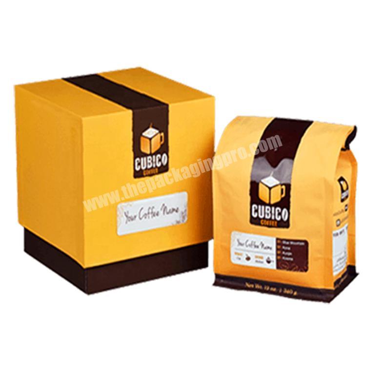 Custom Coffee Bean Packaging Boxes Wholesale