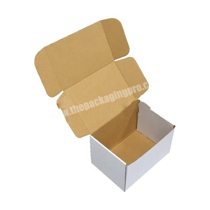 Custom color easy open corrugated mailing packaging box