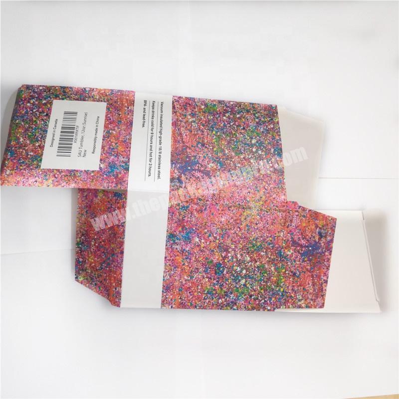 Custom color gift packing paper box for soap