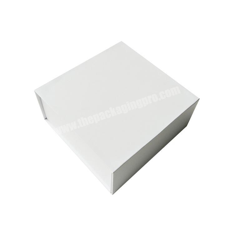 Custom Color Logo White Favor Cheap Cardboard Folding Paper Box