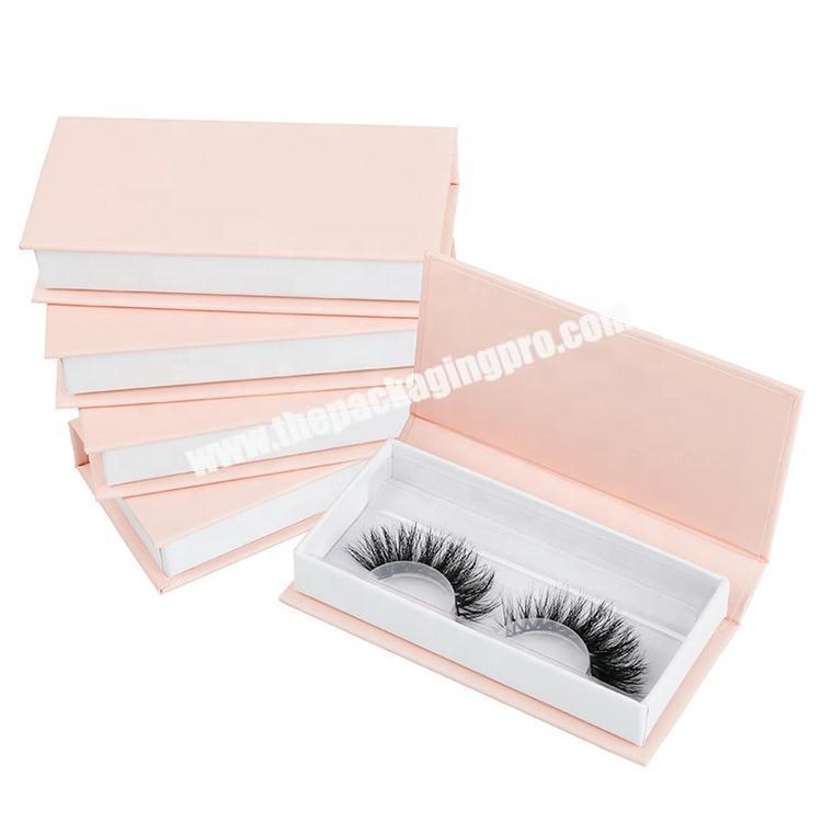 Custom color printed  eyelash packing boxes