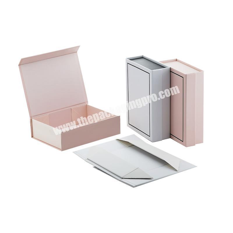 Custom color printing magnet closure gift boxes with magnetic lid