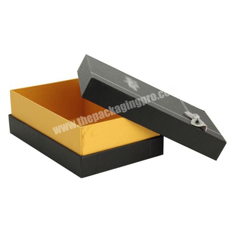 Custom Colored Hairpin Cardboard Gift Wrapping Boxes With Lids