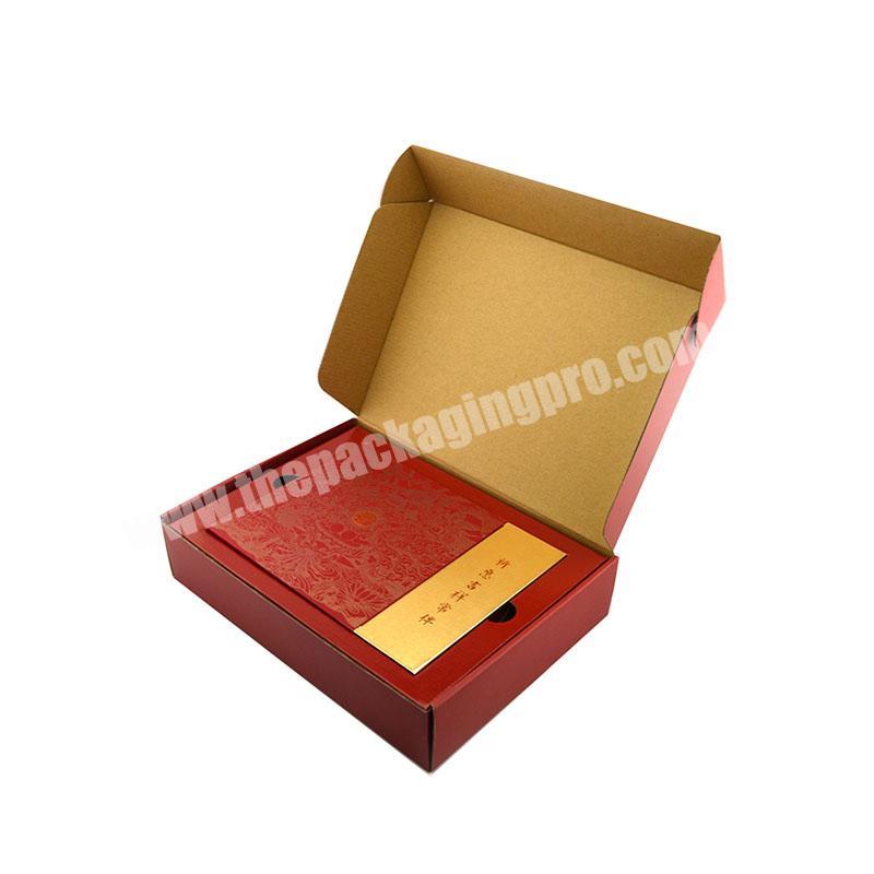 Custom Colored Printing Corrugated Paper Box Tuck Top Box with Insert