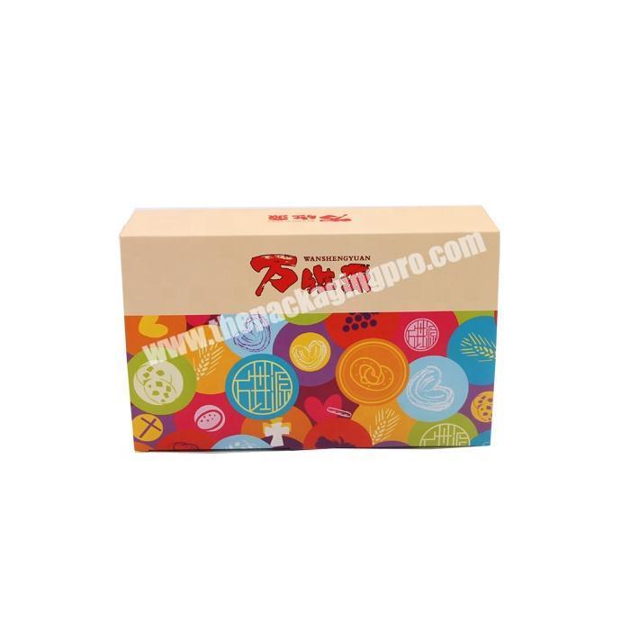 Custom colorful cardboard paper sushi packaging box for restaurant