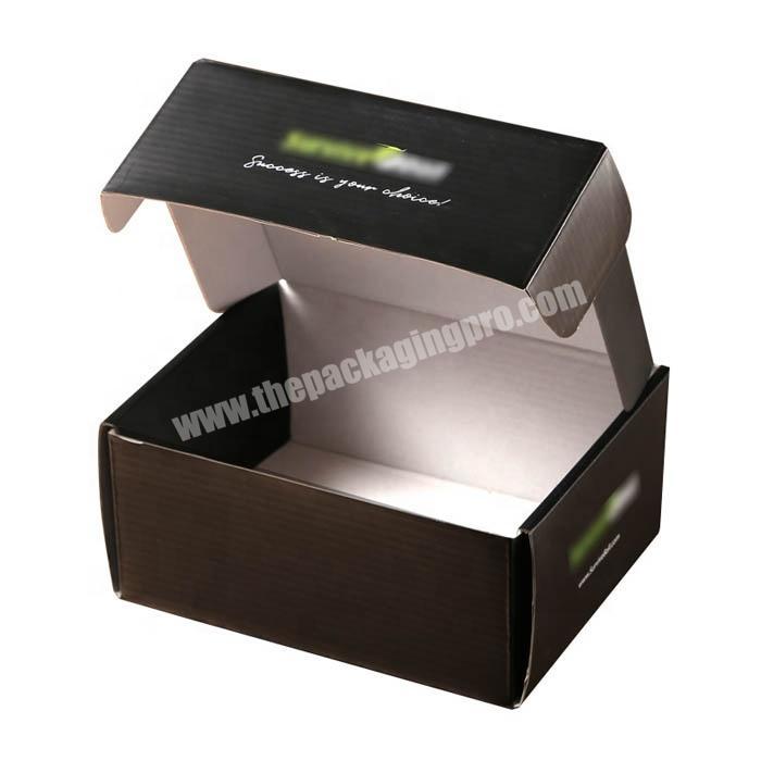 Custom colorful mailing paper papckage box corrugated shipping boxes