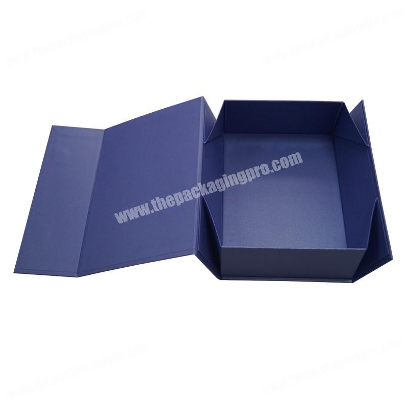 Custom Colorful printed gold foil cardboard packaging gift box with magnetic closure