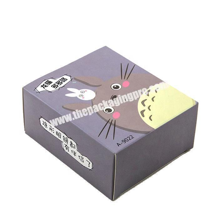 Custom coloured cardboard paper packaging cartoon box gift storage box