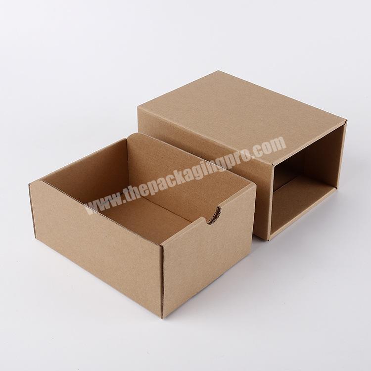 Custom corrugated board foldable storage shoe box paper packaging boxes
