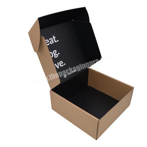 Custom Corrugated Box Carton Paper Cardboard Packaging Mailing Moving Shipping Boxes For Eyelash Hair Packaging