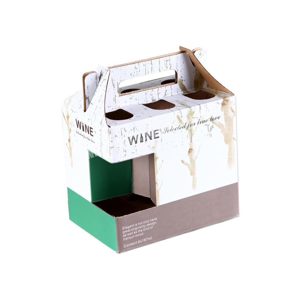 Custom corrugated carton box specification wine boxes for packaging