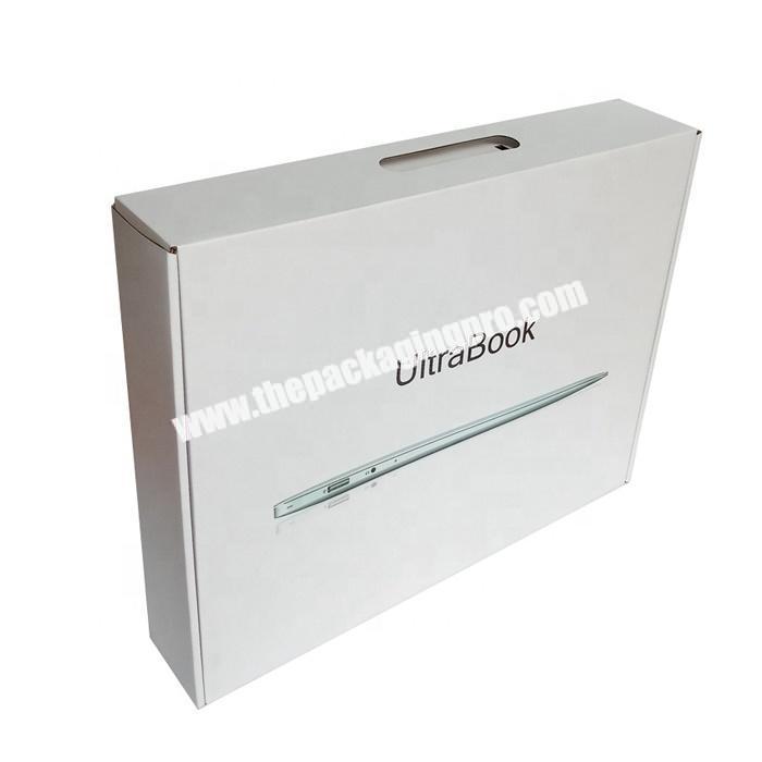 Custom corrugated mailer paper packaging box for laptop