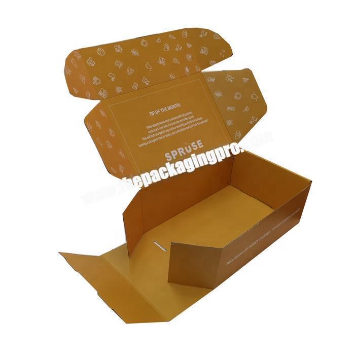 Custom corrugated paper garment trousers packaging box
