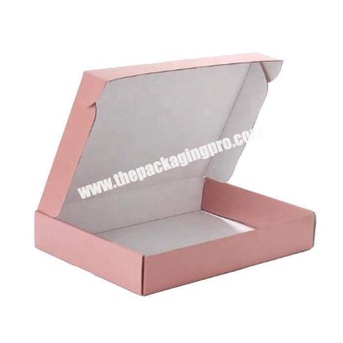 Custom corrugated paper packaging box for garment clothes