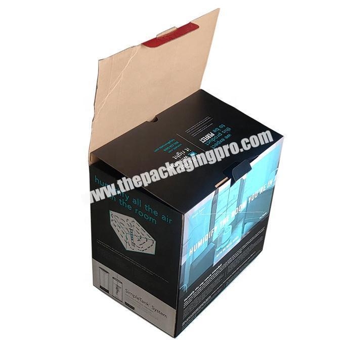 Custom corrugated paper pot packaging carton box from shanghai