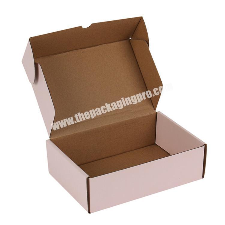 custom corrugated shipping paper clothing mailer box