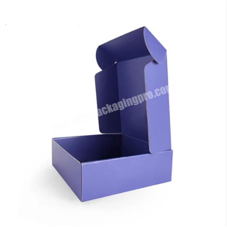 custom corrugated small shipping boxes clothing box