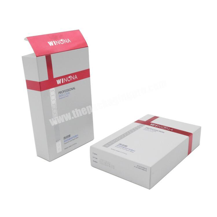 Custom Cosmetic Gift Package Cardboard Boxes Facial Mask Packaging Paper Boxes With Printing