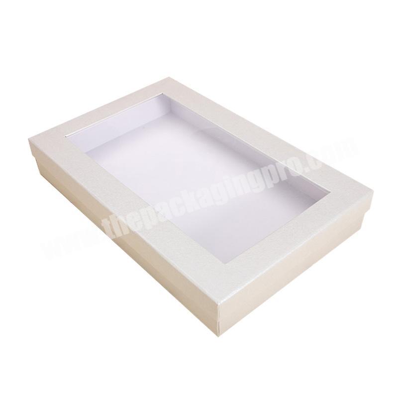 Custom Creative Small Ornament paper box with clear lid