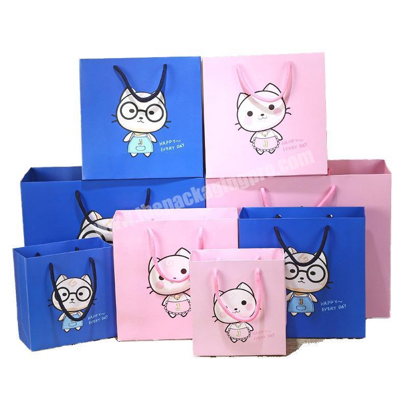 Custom cute Recycle Candy paper gift bags  for children