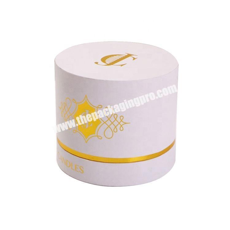 custom cylinder candle packaging boxes
