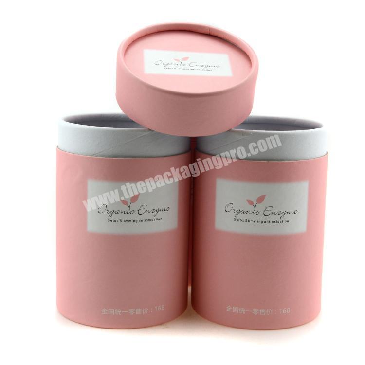 custom cylinder packing box tea tube packaging round gift boxes wholesale