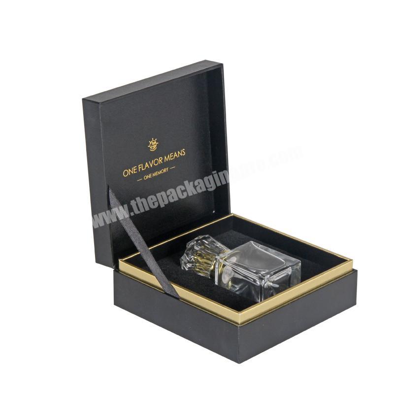 Custom Decorative Luxury Perfume Packaging Boxes With Gold Stamping Logo Perfume box