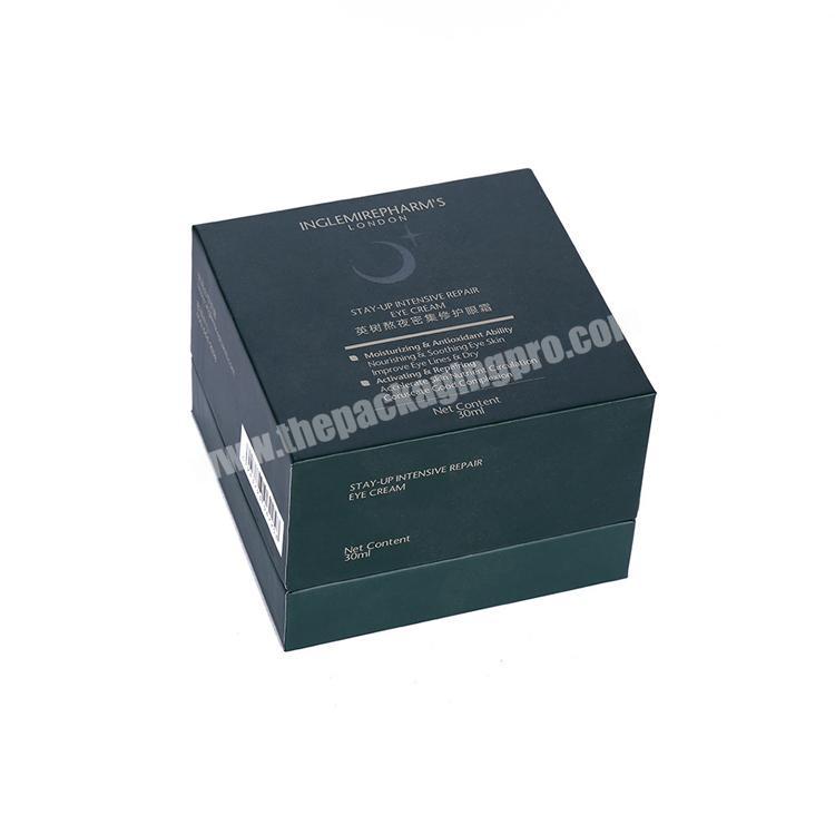 Custom design 1200gsm paper chipboard box 30ml eye cream cosmetic gift box