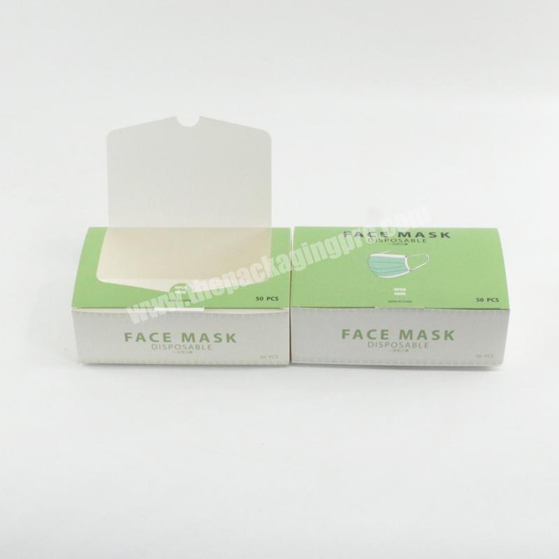 Custom Design 3M N95 Standard Surgical Disposable Medicine Face Mask Packaging Corrugated Card Paper Box