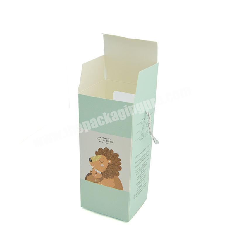 Custom Design Baby Swaddle Blanket Paper Packaging Box