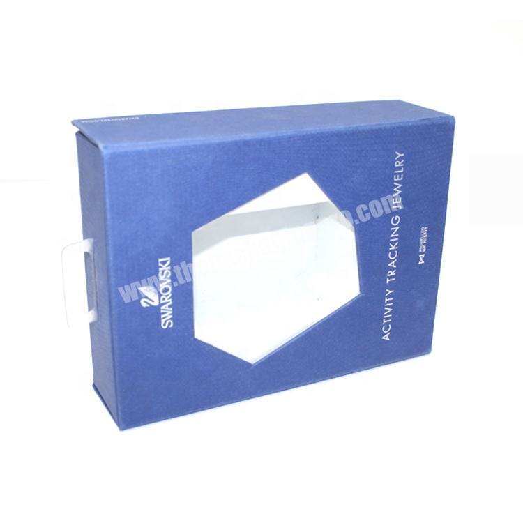 custom design creative jewelry flip boxes luxury packaging watch ring necklace jewelry packaging