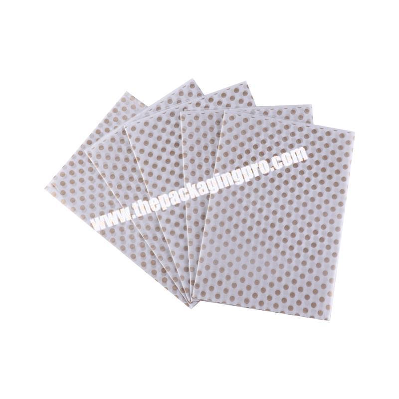 Custom design fancy high quality tissue paper packing