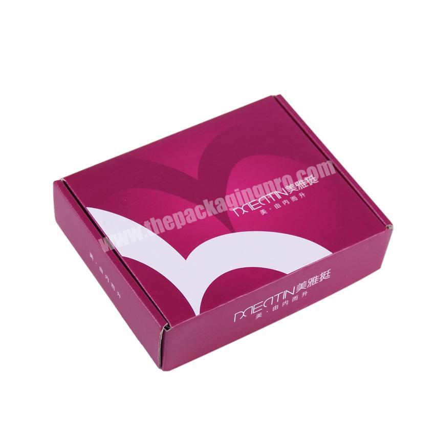 Custom design flip top paper garment box design packaging for underwear